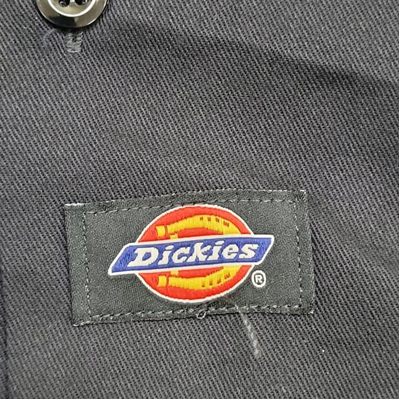 Dickies Utility Button Shirt Medium 22x30 Black Extra-Baggy - Picture 9 of 12